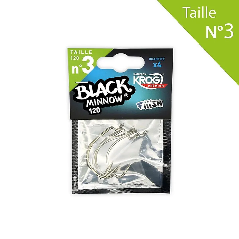 Direct Verzonden Fiiish Black Minnow 120 KROG Haak