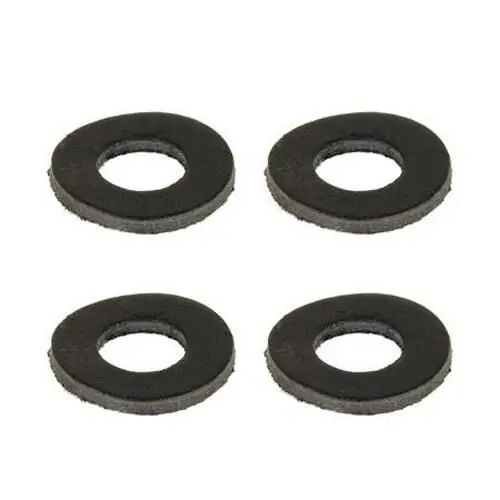 Direct Beschikbaar Fox Black Label Leather Washer 4st