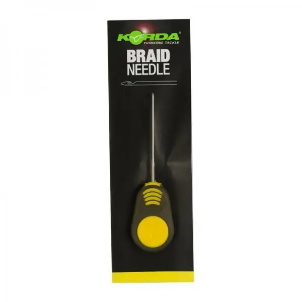 Tijdelijk Beschikbaar Korda Braided Hair Needle 7cm Yellow Handle