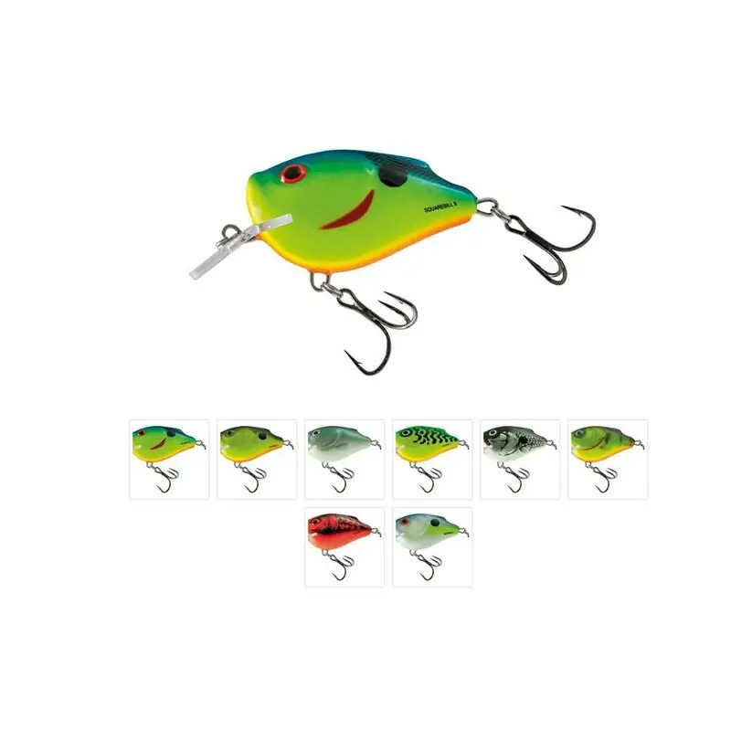 Salmo Squarebill 5cm Floating Hot Perch Gereduceerde Prijs
