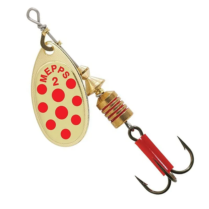 Bestel Nu Mepps Aglia Goud-Rood 1 - 3.5gr