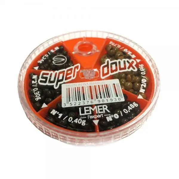 Lemer 6 vaks looddoosje groot bruin Hete Deal