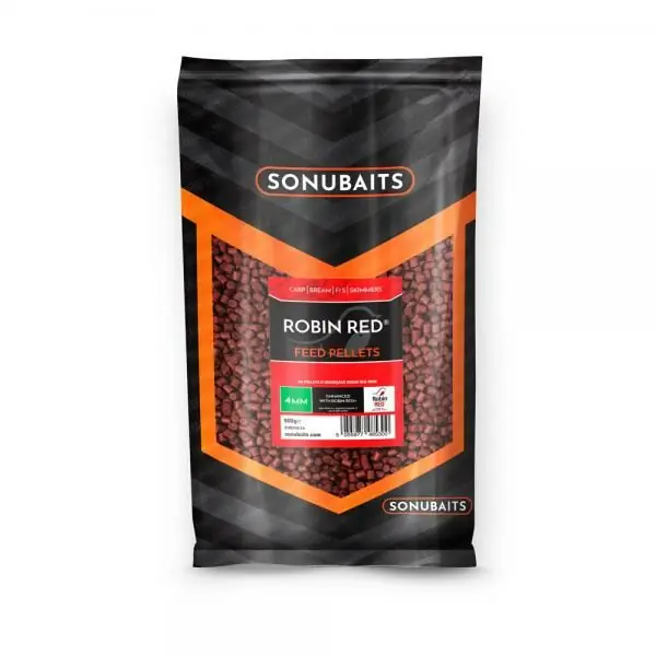 Dagaanbieding Sonubaits Robin Red Feed Pellets 900g 4mm