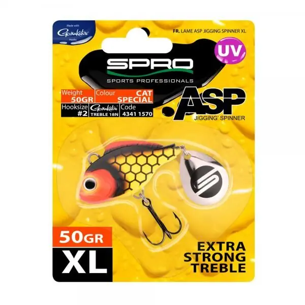 Gereduceerde Prijs Spro ASP Spinner XL 35g Cat Special