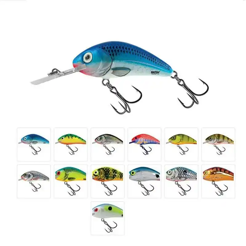 Salmo Rattlin Hornet 6.5cm Floating Ghost Perch Weekendaanbieding