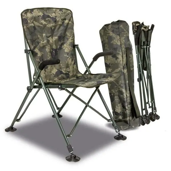 Solar Undercover Camo Foldable Easy Chair High Koop Online
