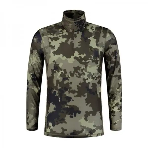 Lage Kosten Korda Kool Quick Dry Long Sleeve Neck Kamo Small