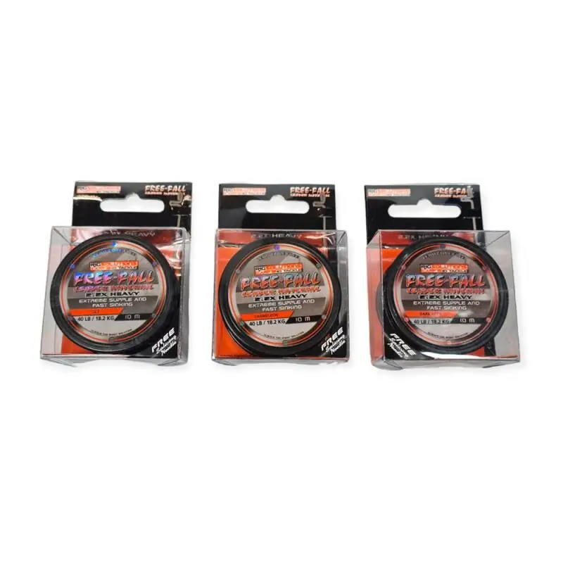 Rigsolution Free-Fall Leader Materiaal 40lb Dark Grey Finale Uitverkoop