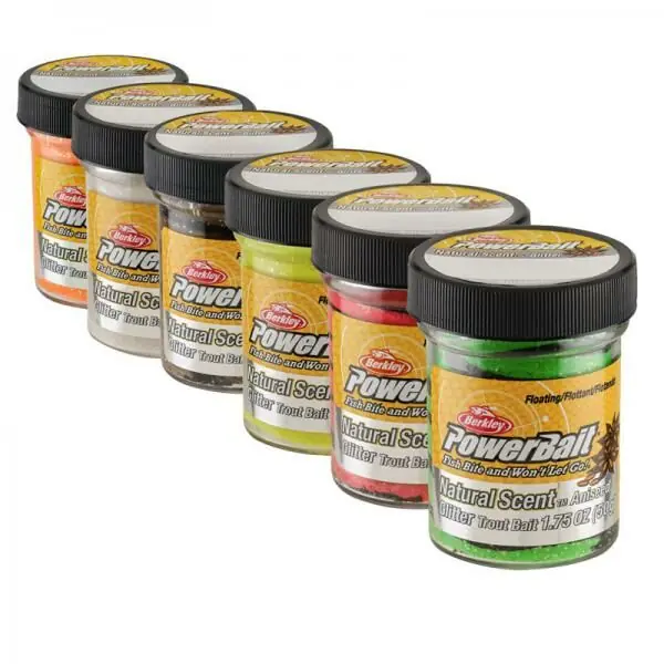 Berkley Powerbait Trout Bait Anise Black/Red Twist Op = Op