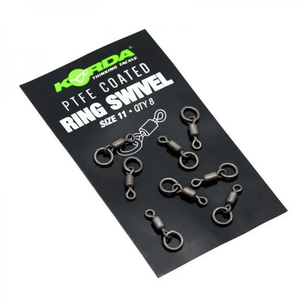 Korda PTFE Coated Ring Swivel Size11 Lage Prijs