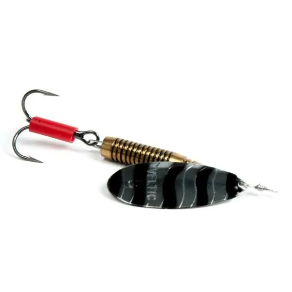 Rublex Veltic Spinner Silver/Black 5 - 10.0g Rechtstreeks Van De Fabrikant