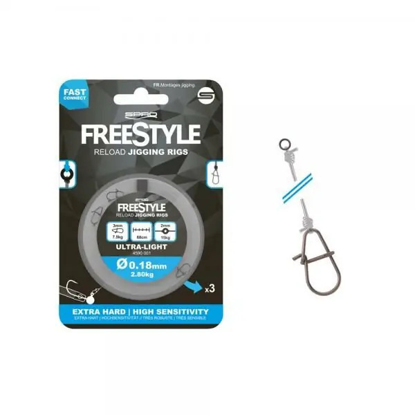 Merkproduct Spro Freestyle Reload Jig Rig 0.35mm