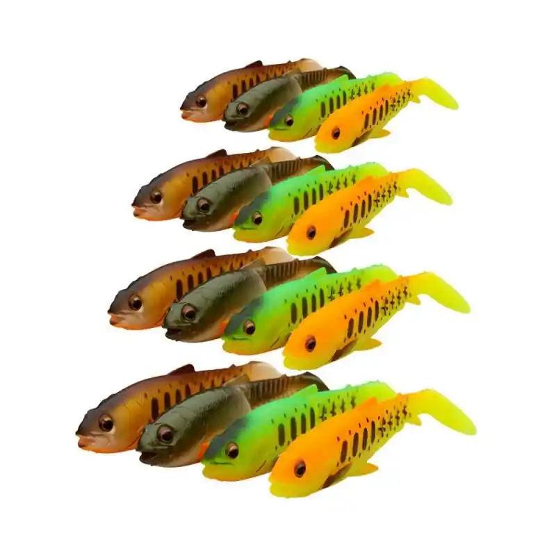 Laatste Kans Savage Gear Craft Cannibal Paddle Tail Dark Water Mix 10.5cm Mix