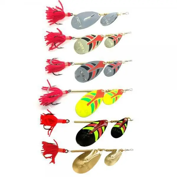 Speciale Aanbieding Ondex Tandem Spinner Size 6+8 Fire Tiger