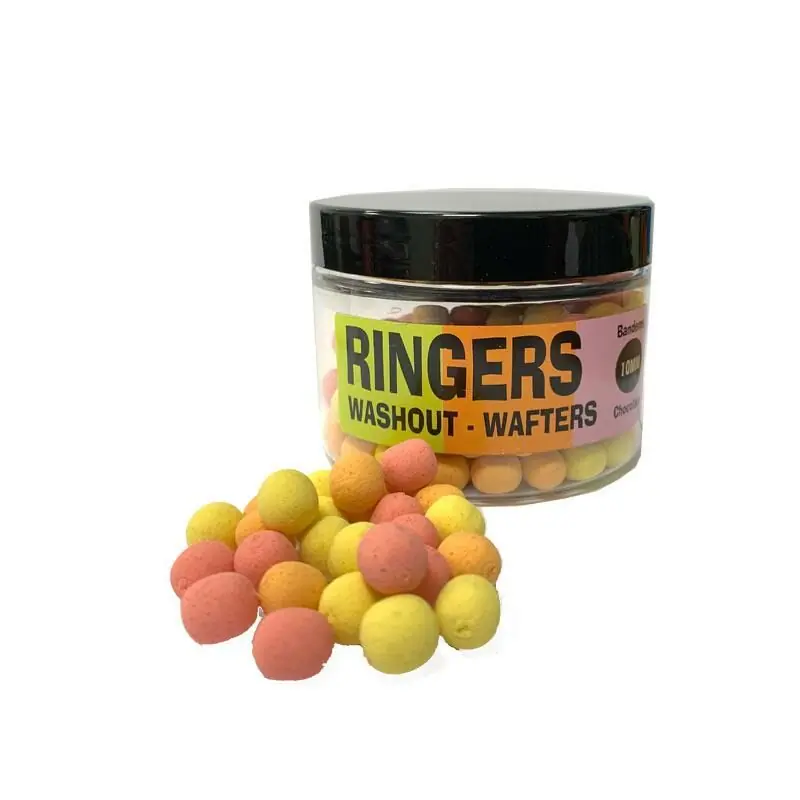 Gereduceerde Prijs Ringers Washout Wafters Allsorts Bandems 10mm Chocolate