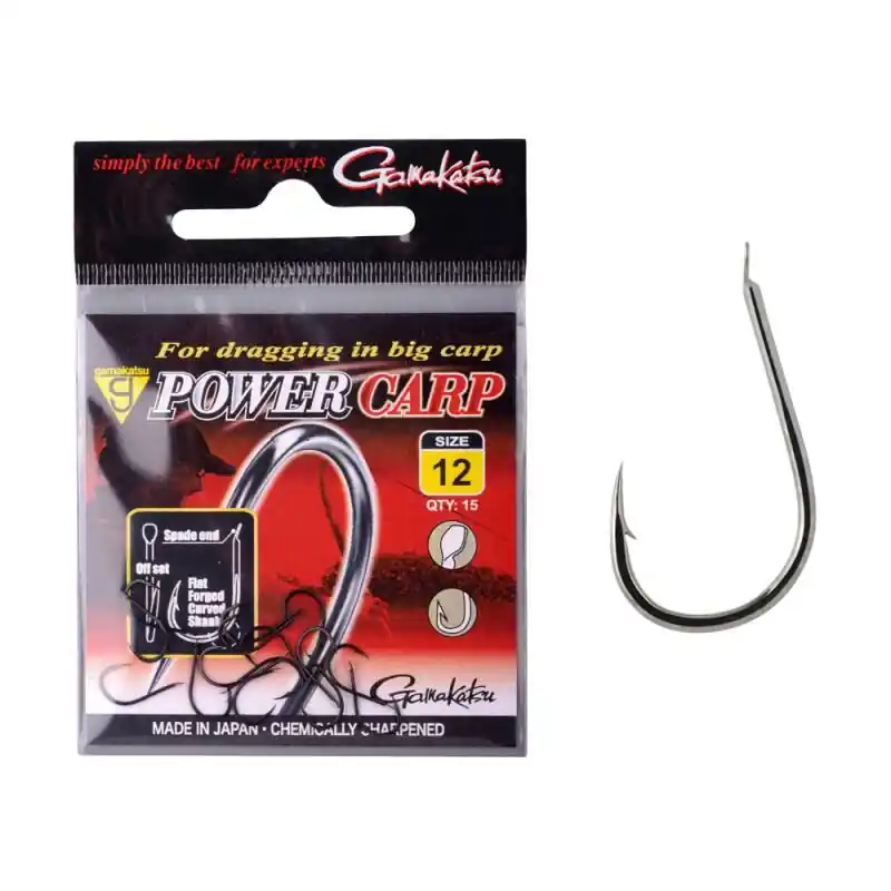 Snelle Levering Gamakatsu Power Carp Flatted Eye Haak Size 18
