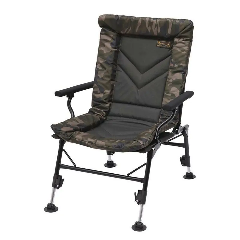 Prologic Avenger Comfort Camo Chair With Armrest en Cover Exclusieve Aanbieding