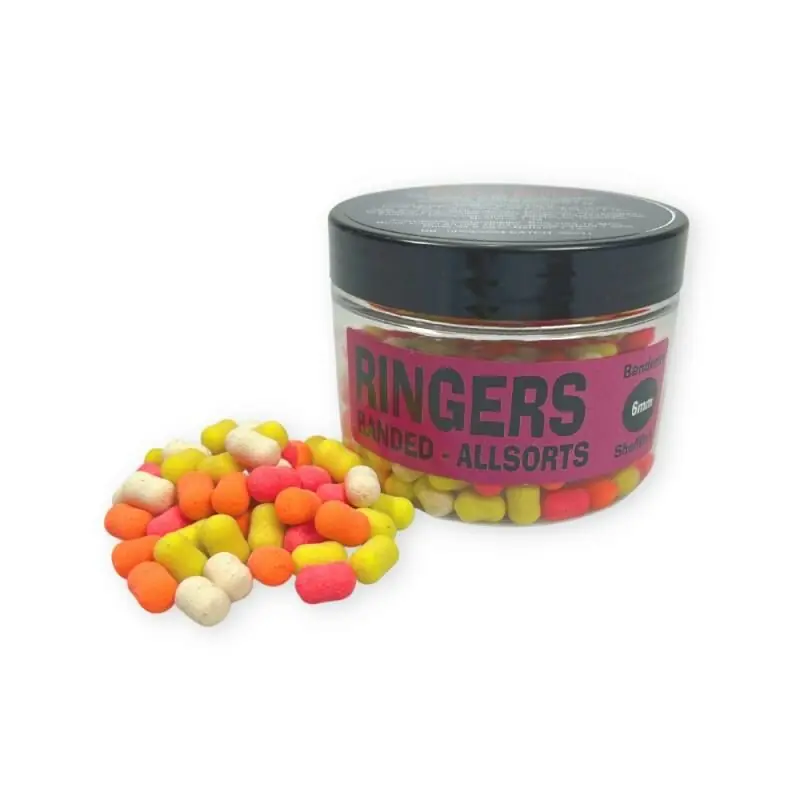 Direct Beschikbaar Ringers Allsorts Bandems 6mm Shellfish