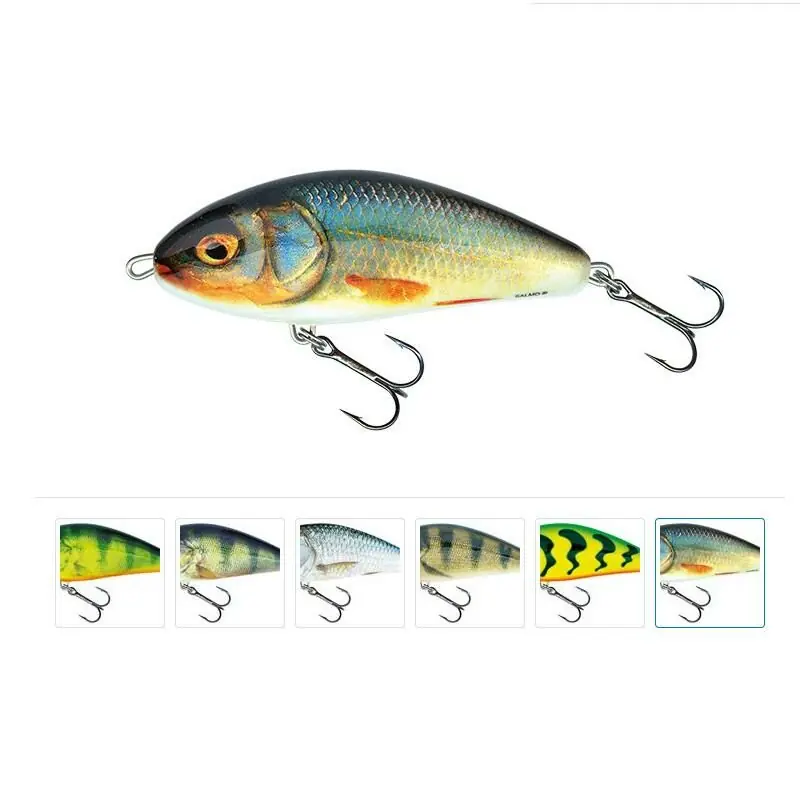 Salmo Fatso Floating 14cm 85g Blue Fingerling Korting