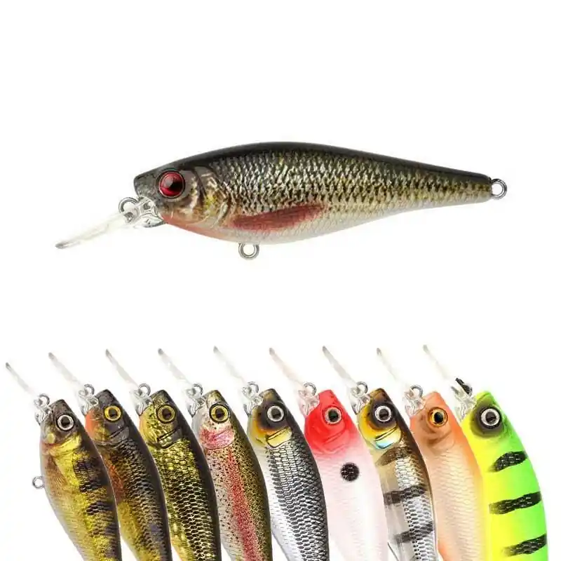 Express Levering Spro Ikiru Shad 70 Short Lip Firetiger
