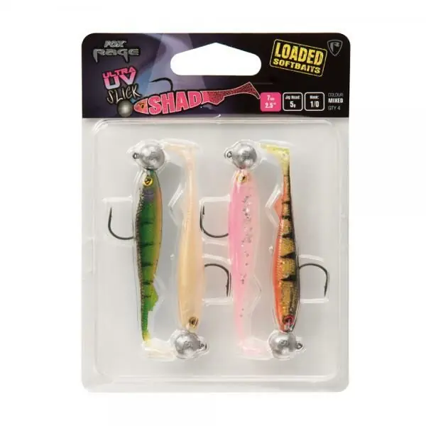 Fox Rage UV Slick Shad Loaded 11cm Tijdelijk Beschikbaar