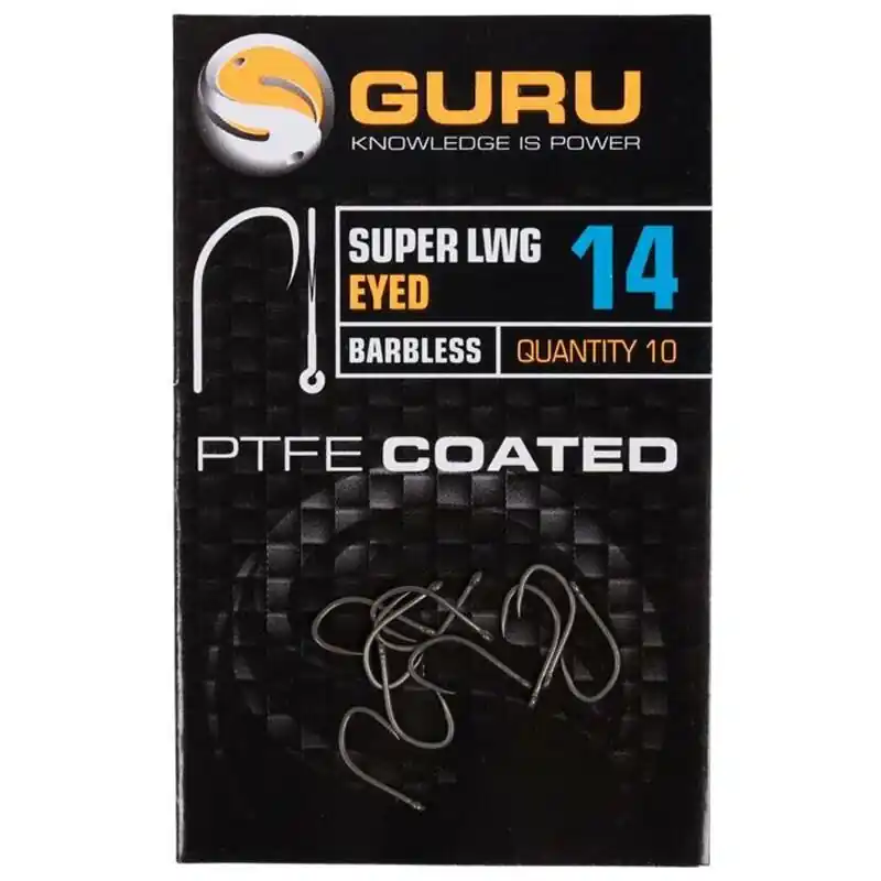 Veilige Betaling Guru Super LWG Eyed Hook Barbless Size 14