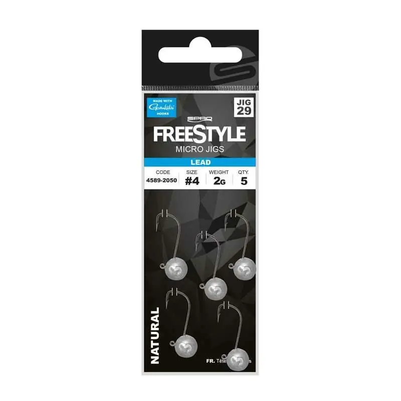 Direct Verzonden Spro Freestyle Micro Jig 29 Natural 3g Size 4
