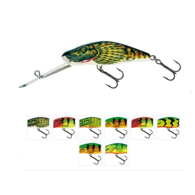 Salmo Bullhead Super Deep Runner 4.5cm Holo Fire Tiger Hoge Kwaliteit