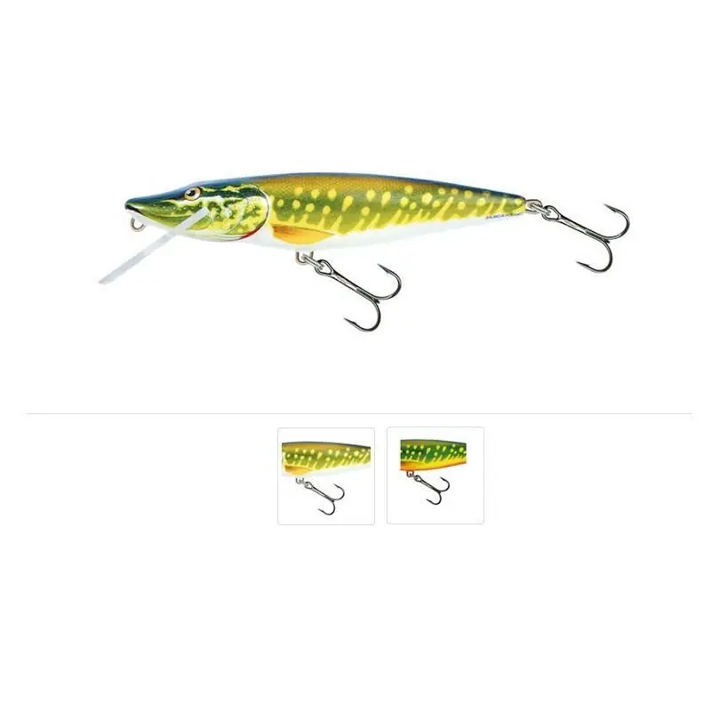 Rechtstreeks Van De Fabrikant Salmo Pike Deep Runner 11cm Real Pike