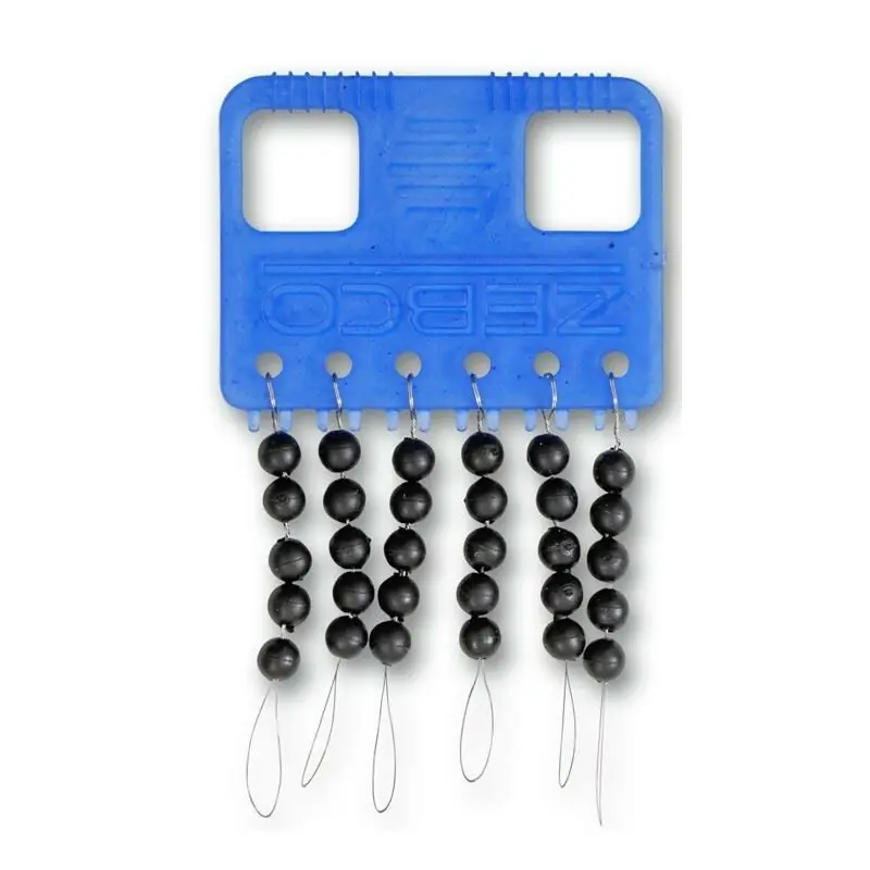 Lage Kosten Zebco Trophy Rubber Beads Black L