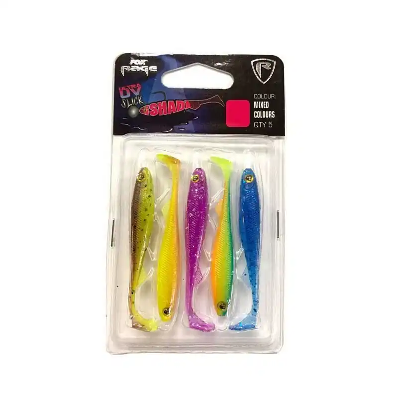 Rage Slick Shad UV Mixed Colours 13cm Gereduceerde Prijs