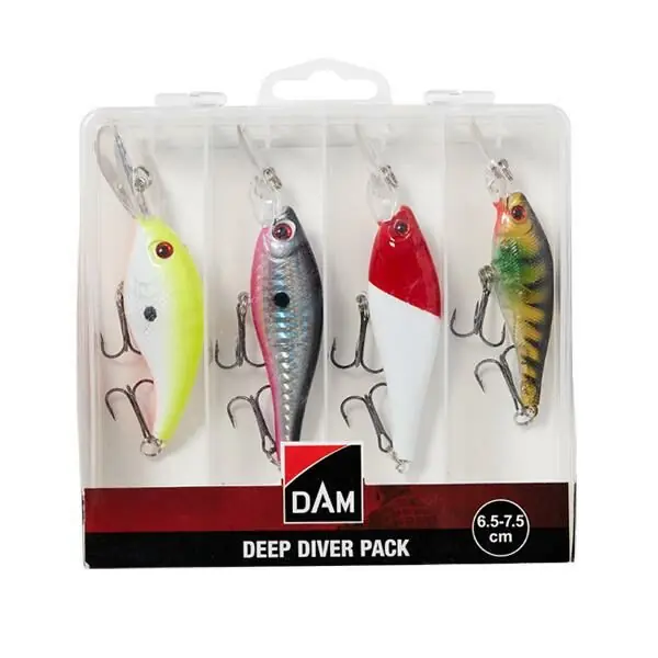 Finale Uitverkoop Dam Deep Diver Pack 6.5-7.5cm