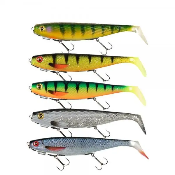 Favoriet Fox Rage Pro Shad Loaded 18cm 46g UV Perch