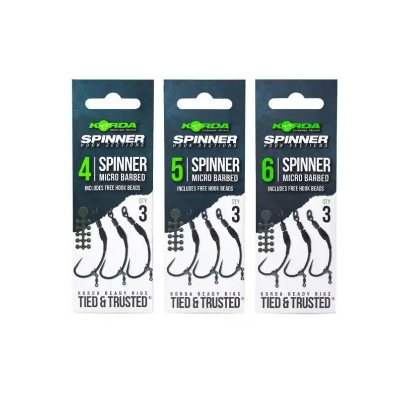 Korda Spinner Hook Sections Size 6 Bestel Nu