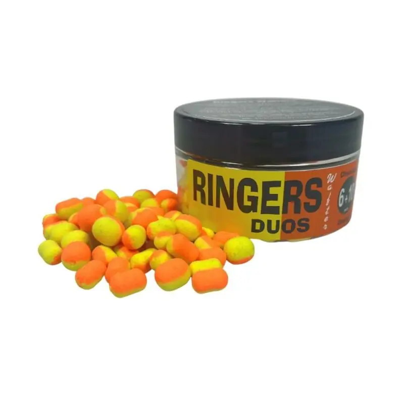 Uitverkoop Ringers Wafters Duos Yellow & Orange 6&10mm