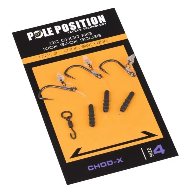 Bestel Nu Pole Position QC Chod Rig Chod-X Size 8