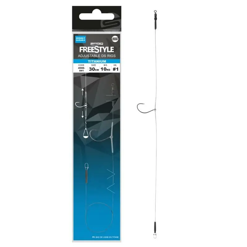 Spro Freestyle Titanium Adjustable Dropshot Rig 50cm 11kg 4 Finale Uitverkoop