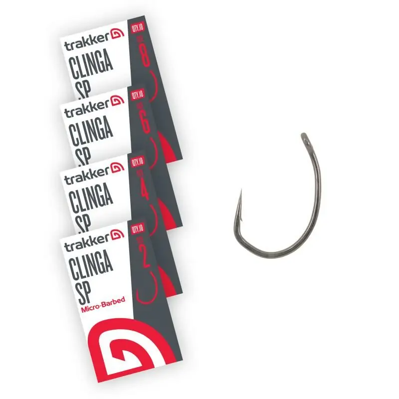 Hoge Kwaliteit Trakker Clinga SP Hooks Barbed Size 2