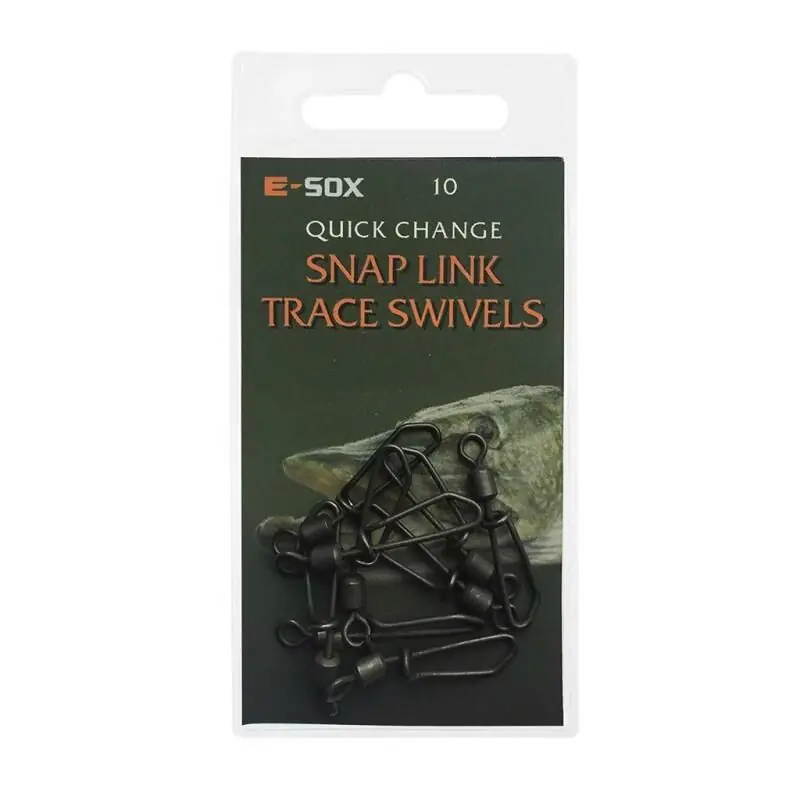 Drennan E-Sox Quick Change Snap Link Trace Swivels Large Beperkte Voorraad