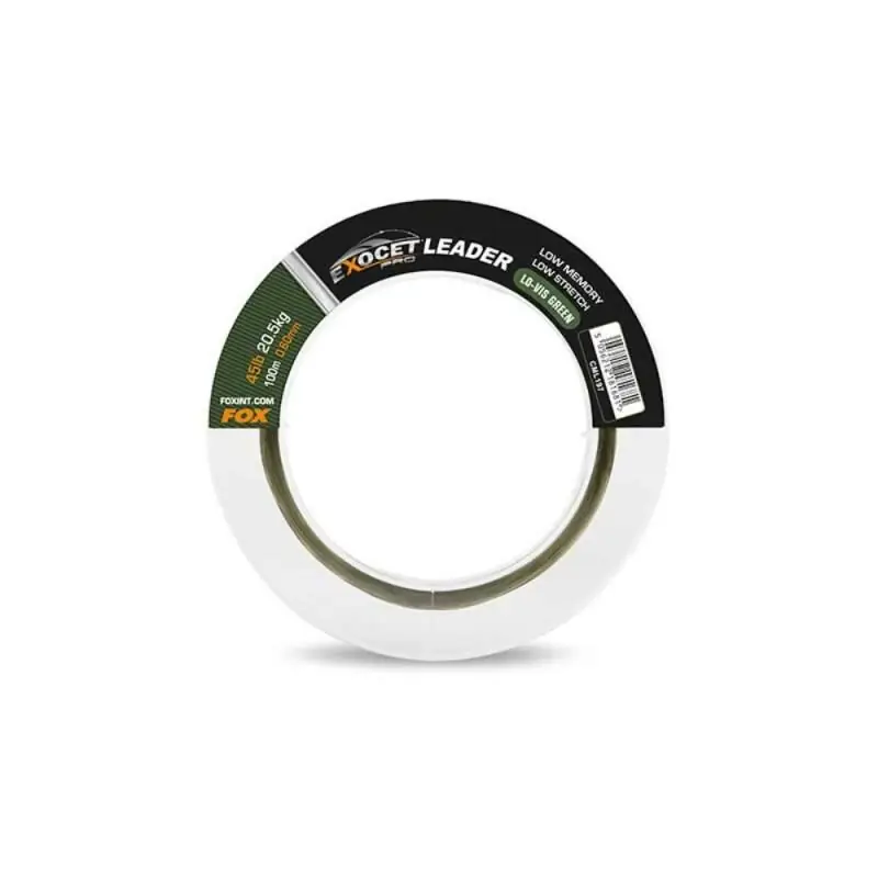 Fox Exocet Pro Low-Vis Green Leader 0.70mm Korting