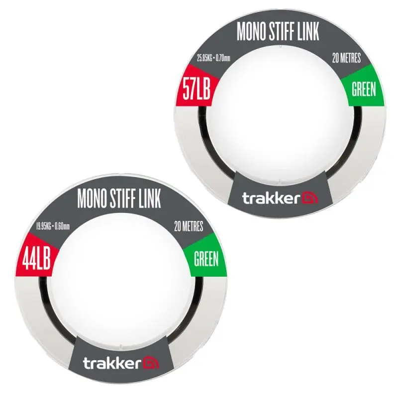 Trakker Mono Stiff Link Green 57lb - 25.85kg - 0.7mm Voordeelprijs