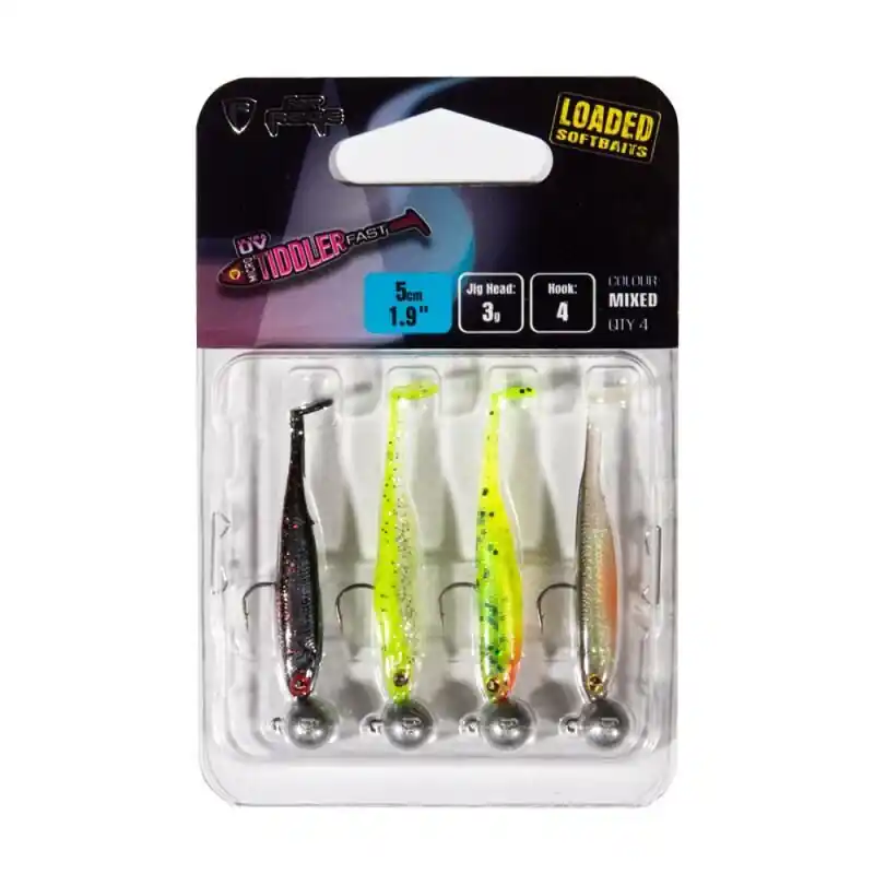 Fabrieksprijs Fox Rage Micro Tiddler Fast Loaded UV Mixed Colour Pack 5cm