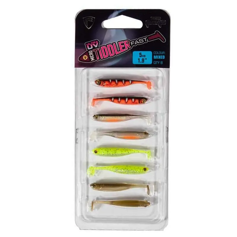 Betrouwbaar Fox Rage Micro Tiddler Fast UV Mixed Colour Pack 5cm