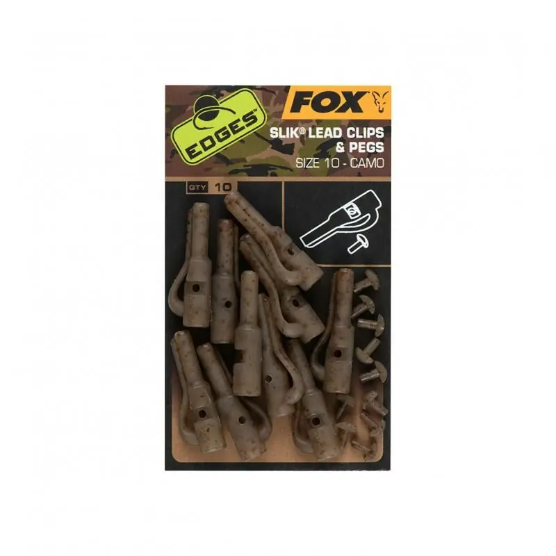Fox Edges Camo Size 10 Slik Lead Clip Goedkoop