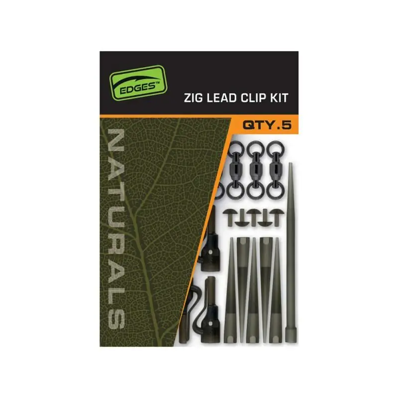 Veilige Betaling Fox Edges Naturals Zig Lead Clip Kit