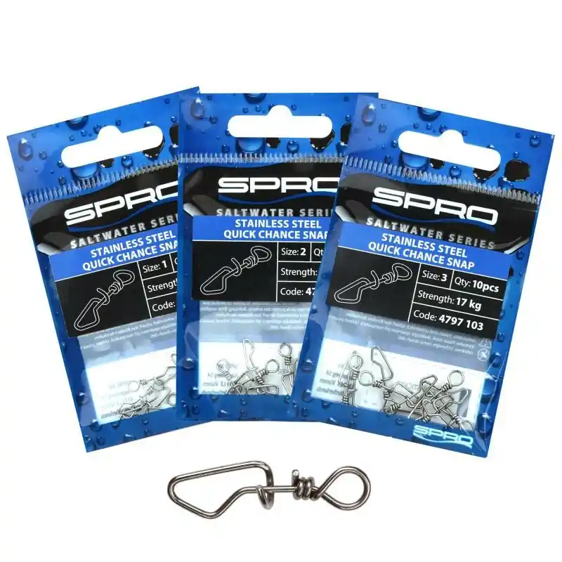 Koop Vandaag Spro Salt! Stainless Steel Quick Change Snap Size 1 - 13kg