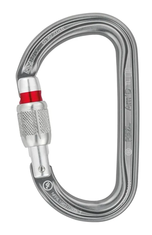 Veilige Betaling Karabijnhaak PETZL AmD schroefslot