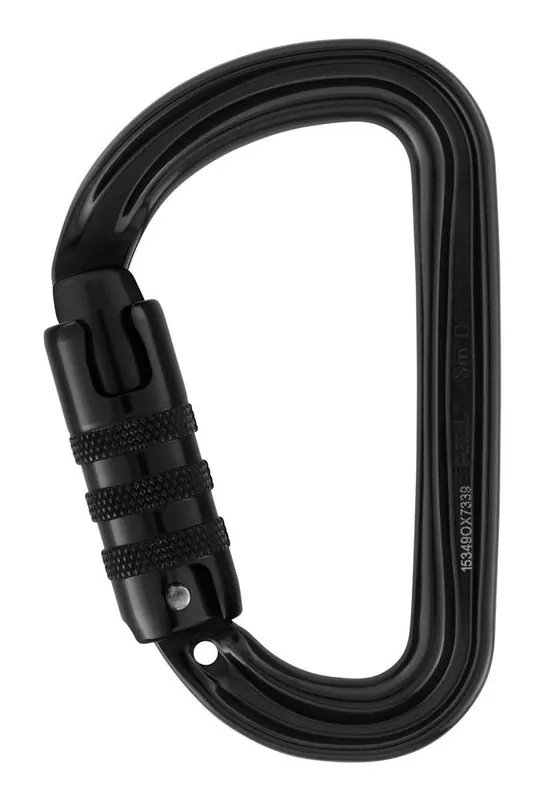 Karabijnhaak PETZL Sm´D triact-lock zwart Direct Verzonden