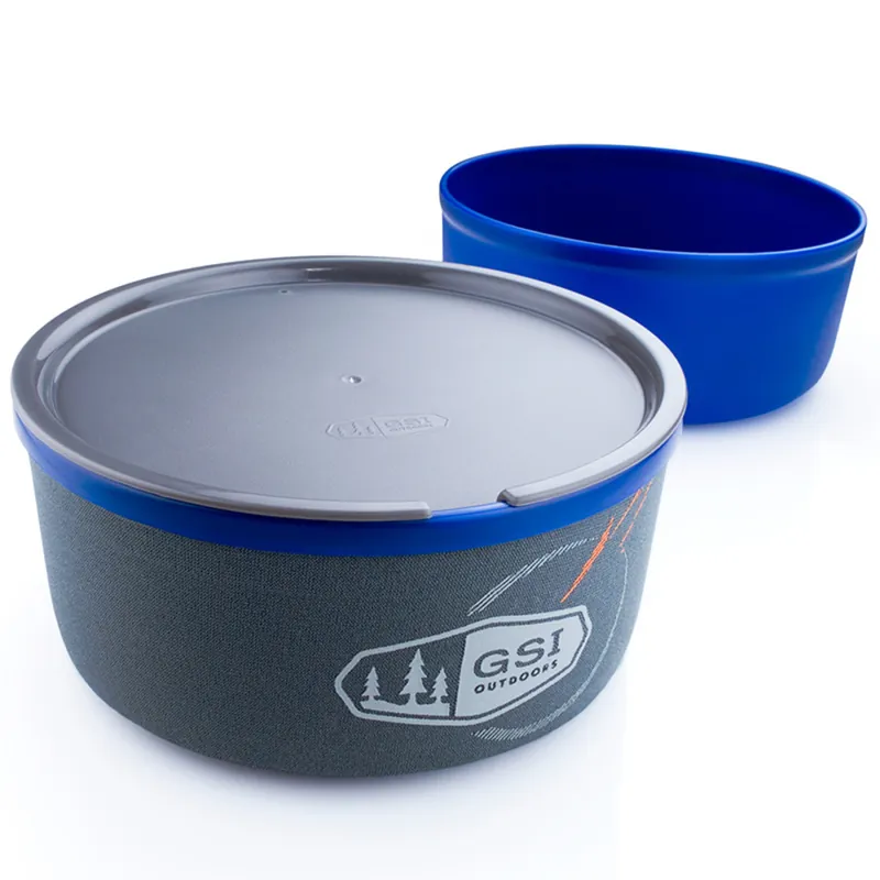 Direct Verzonden Kom en mok set GSI Ultralicht Nestbaar blauw