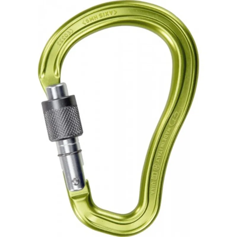 Seizoensaanbieding Karabijnhaak Climbing technology AS SG HMS groen